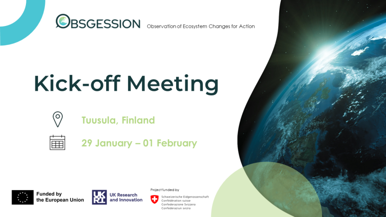 Observation of Ecosystem Changes for Action: the launch of OBSGESSION