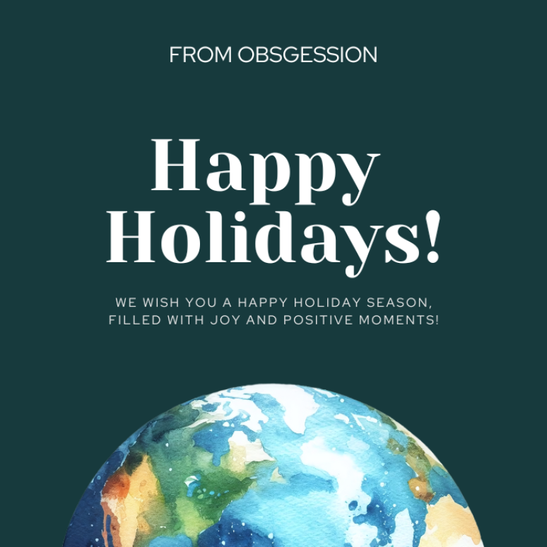 OBSGESSION Wishes you Happy Holidays