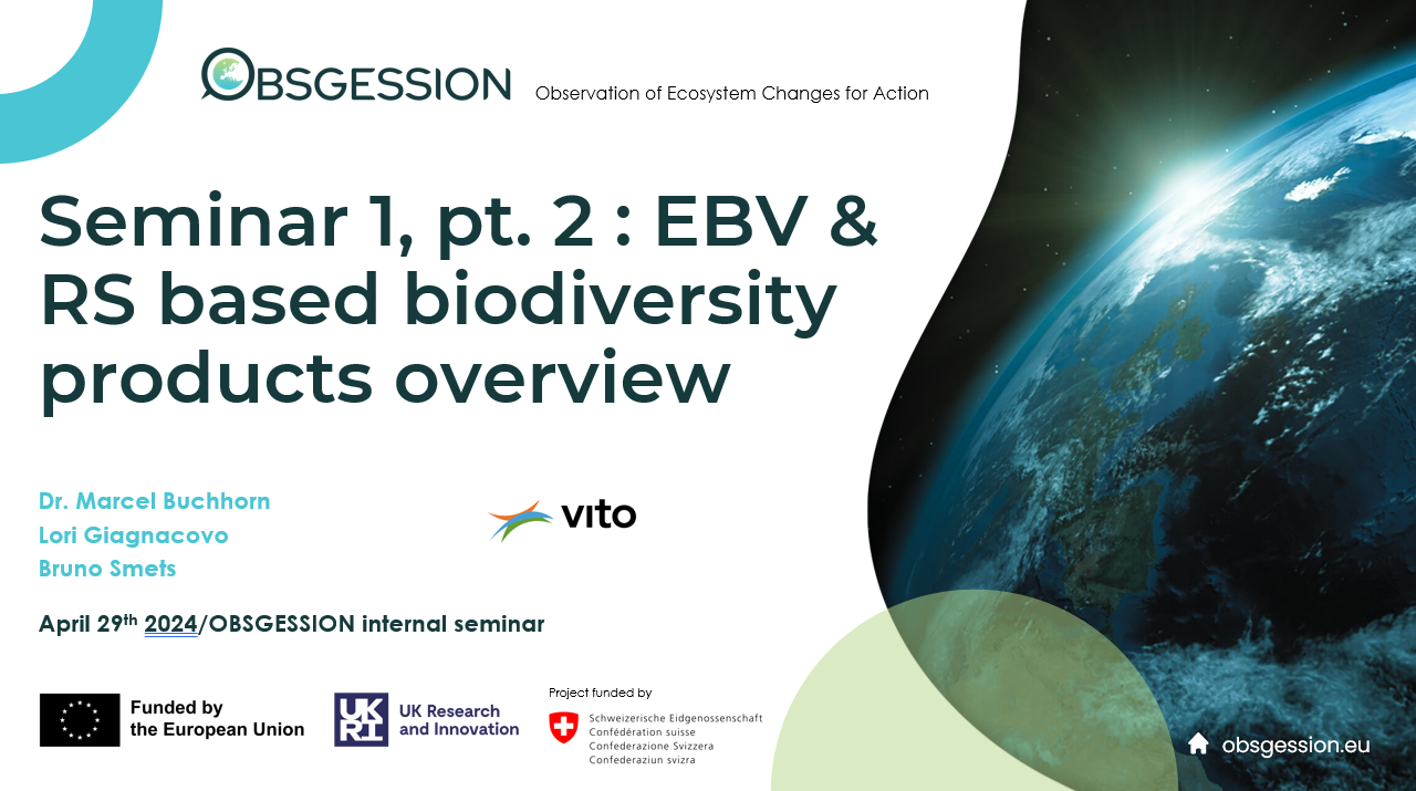 Essential Biodiversity Variables Seminar B presentation