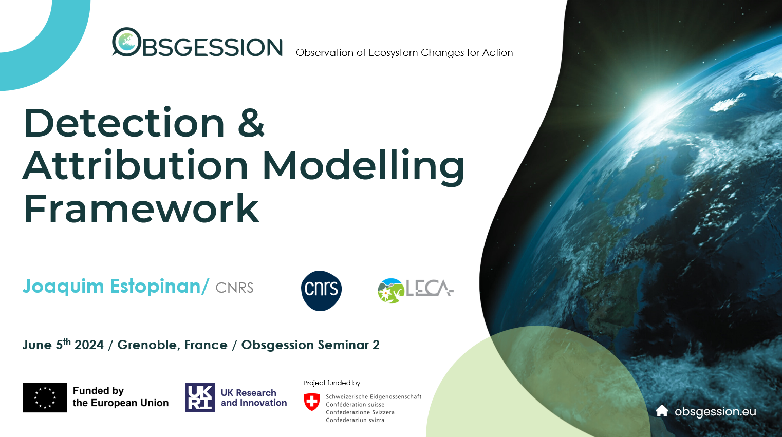 Detection Attribution Modelling Seminar presentation