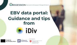 EBV data portal: Guidance and tips from iDiv